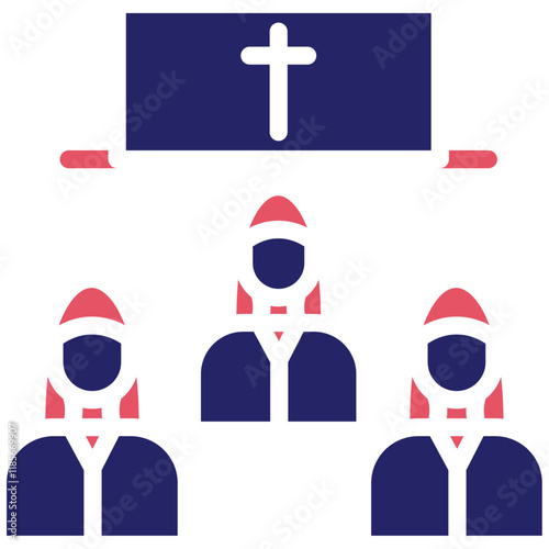 Cermon vector icon illustration of Funeral iconset.