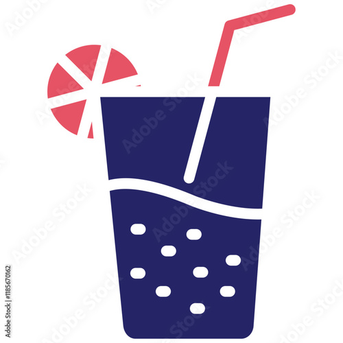 Lemonade vector icon illustration of Party and Celebration iconset.