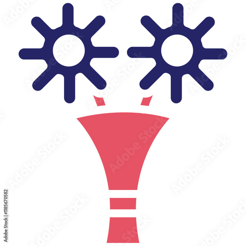 Flower Bouquet vector icon illustration of Party and Celebration iconset.