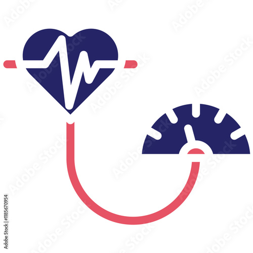 Blood Pressure vector icon illustration of Pharmacy iconset.