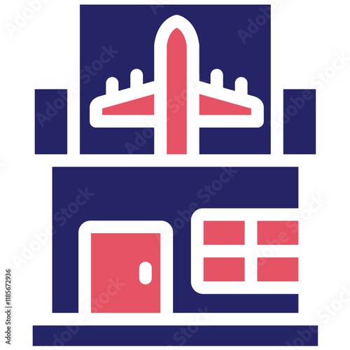 Travel Agency vector icon illustration of Hajj Pilgrimage iconset.