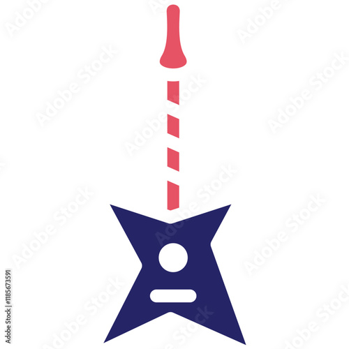 Guitar vector icon illustration of Festa Junina iconset.