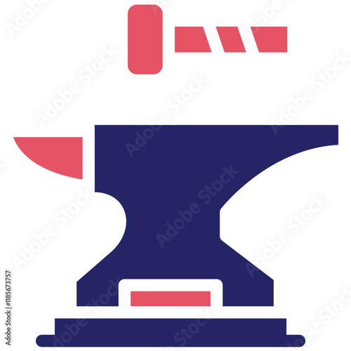 Anvil Shoot vector icon illustration of Festa Junina iconset.