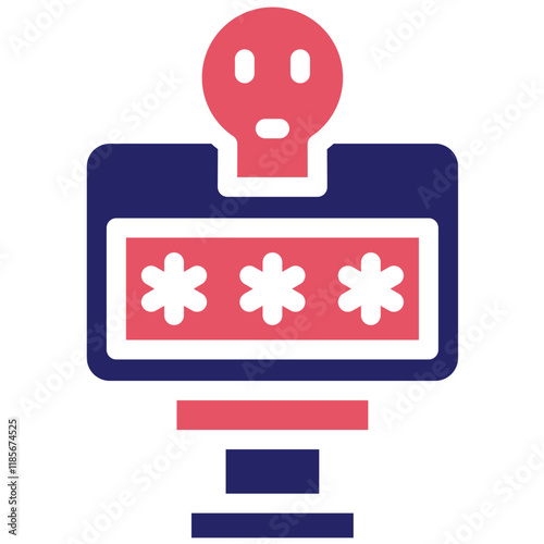 Compromised Official vector icon illustration of Corruption iconset.