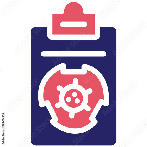 Disease Surveillance vector icon illustration of Infectious Diseases iconset.