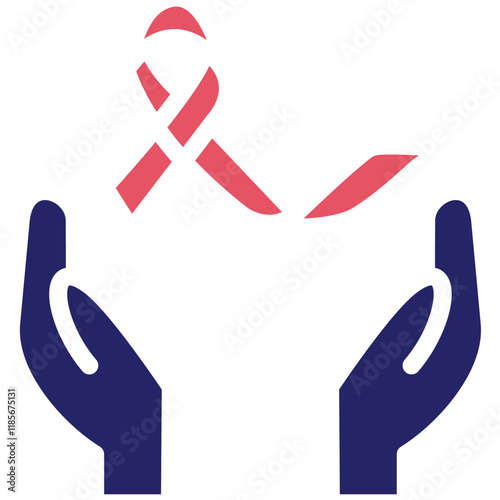 Cancer Survivor vector icon illustration of Chemotherapy iconset.