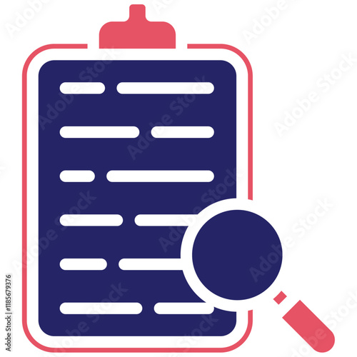 Traceability Matrix vector icon illustration of Quality Assurance iconset.