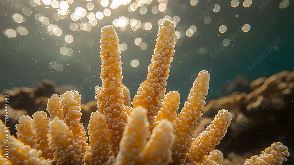 Naklejka premium Coral Garden Undersea Wonders 