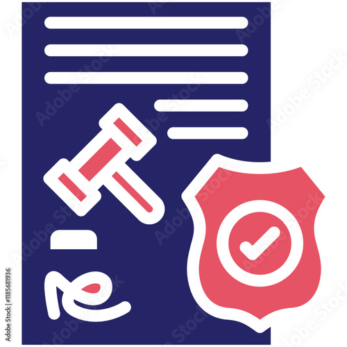 Legislation vector icon illustration of Law & Legislation iconset.