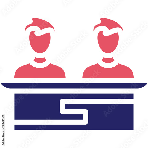 Juror Male vector icon illustration of Law & Legislation iconset.