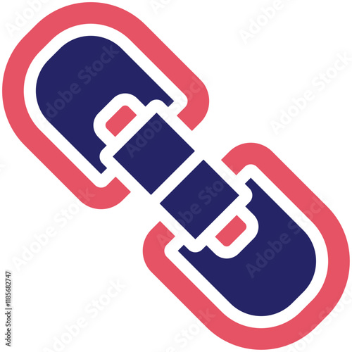 Swivel vector icon illustration of Fishing iconset.