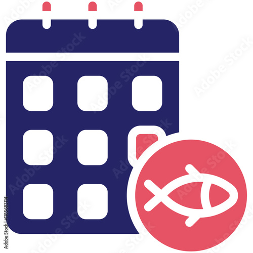 Fishing Season vector icon illustration of Fishing iconset.