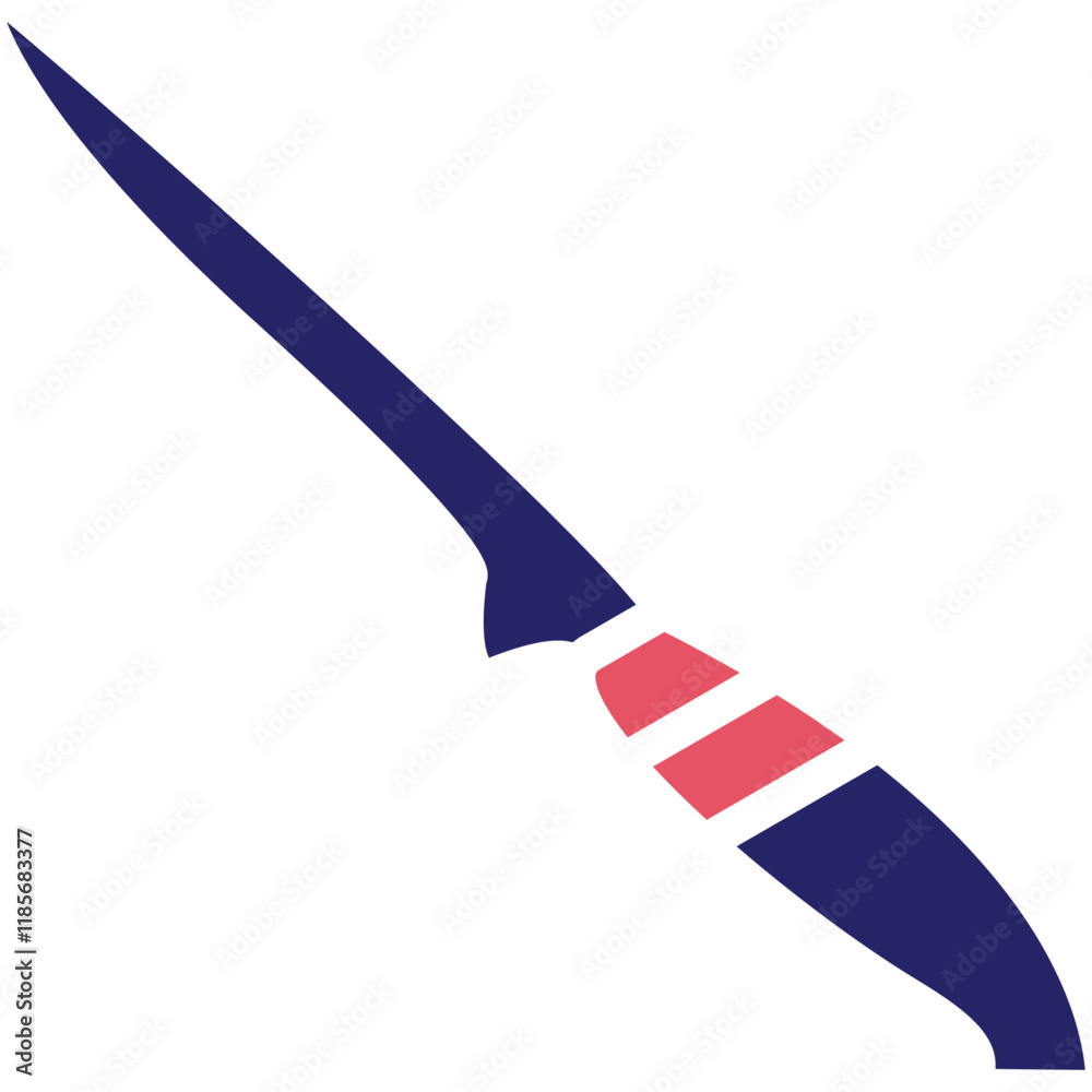 Fillet Knife vector icon illustration of Fishing iconset. Fillet Knife vector icon illustration of Fishing iconset.