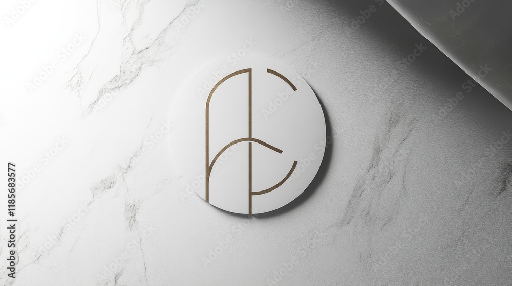 Elegant logo design showcase minimalist style graphic art modern aesthetic high angle view branding concept Elegant logo design showcase minimalist style graphic art modern aesthetic high angle view branding concept