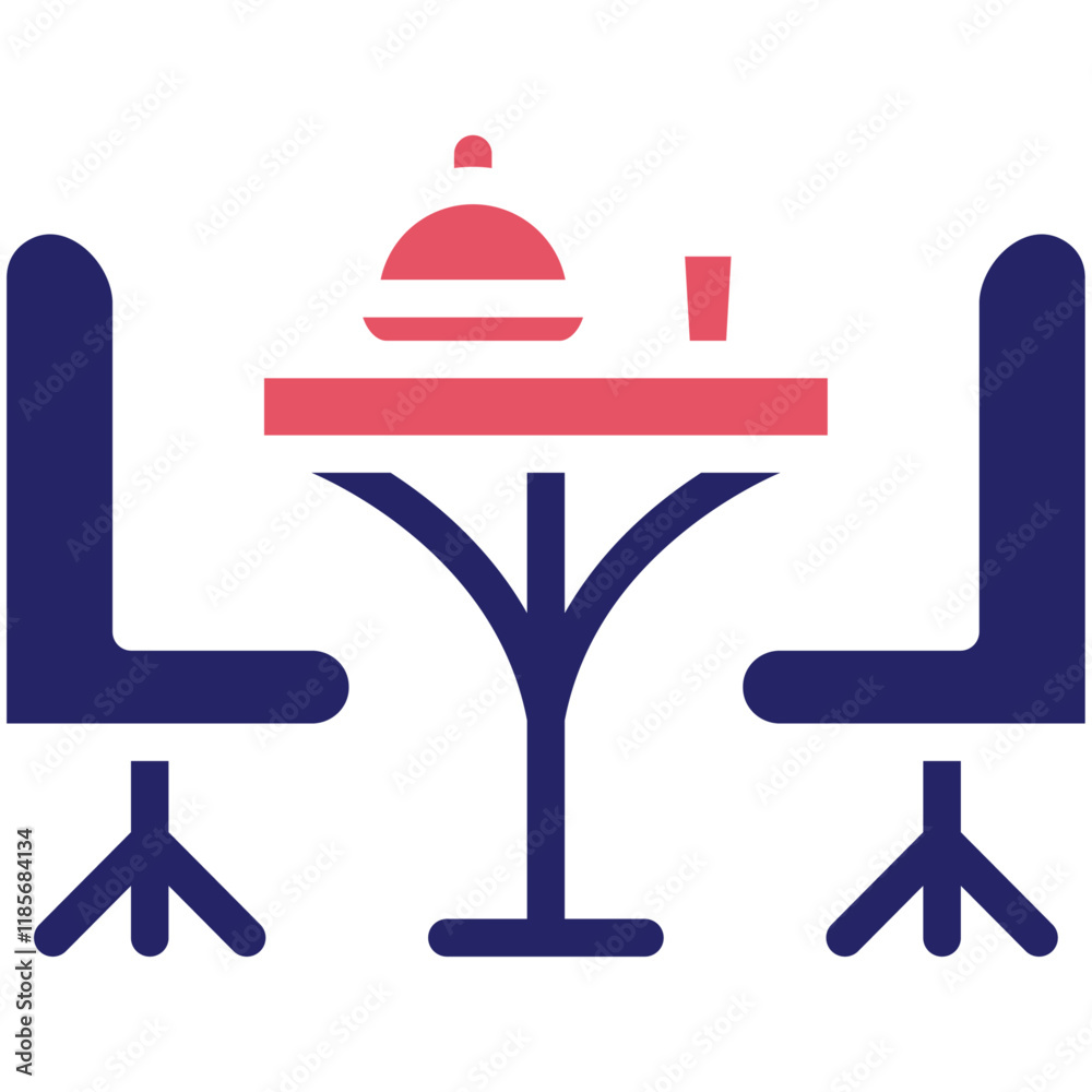 Food Table vector icon illustration of Street Food iconset. Food Table vector icon illustration of Street Food iconset.