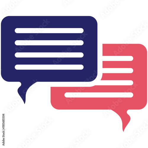 Comment vector icon illustration of Business Training iconset.