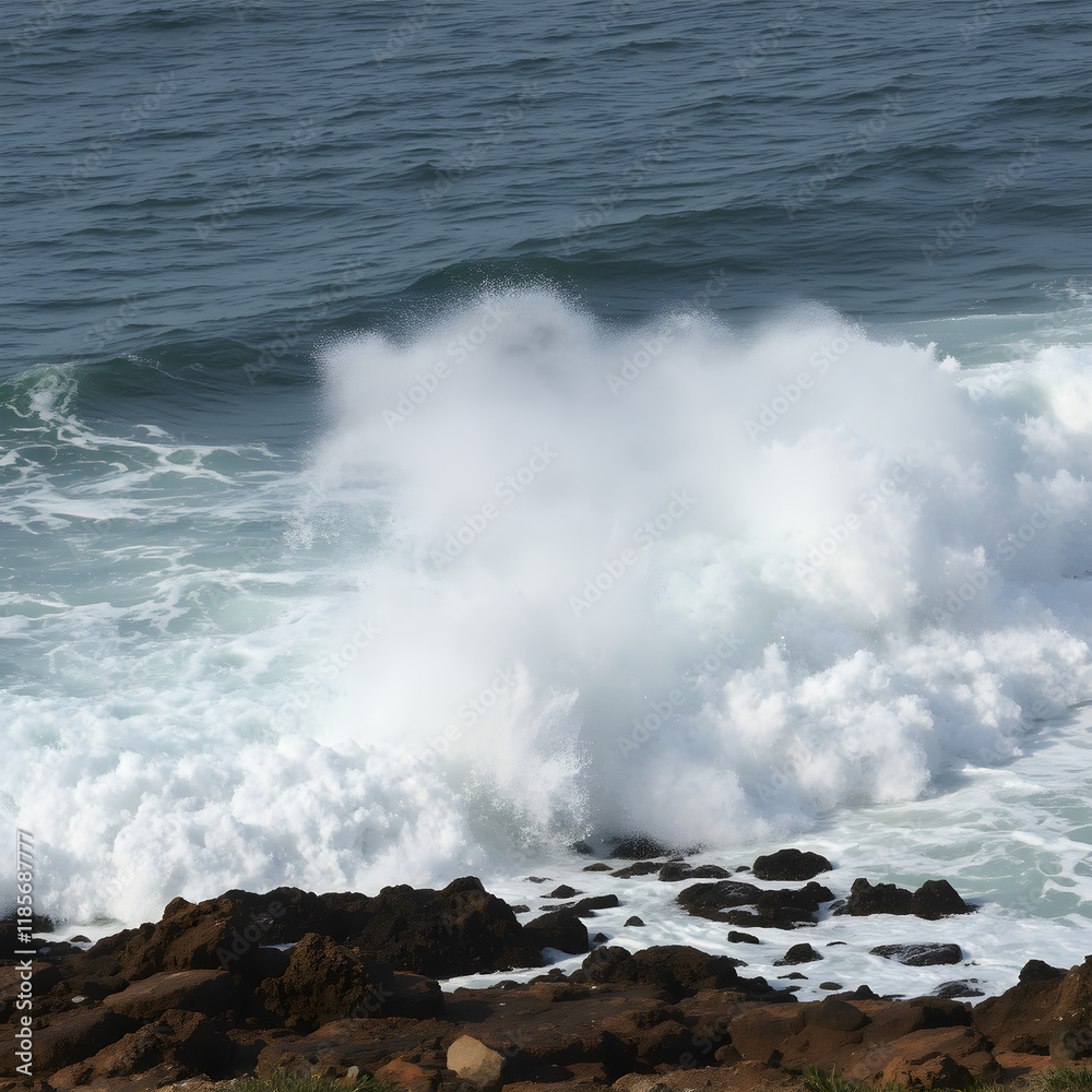 waves crashing on rocks waves crashing on rocks