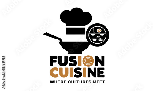 Fusion cuisine Food vector clipart