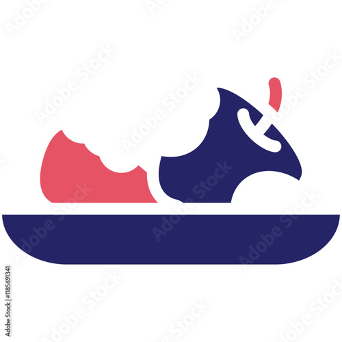 Leftovers vector icon illustration of Catering iconset.