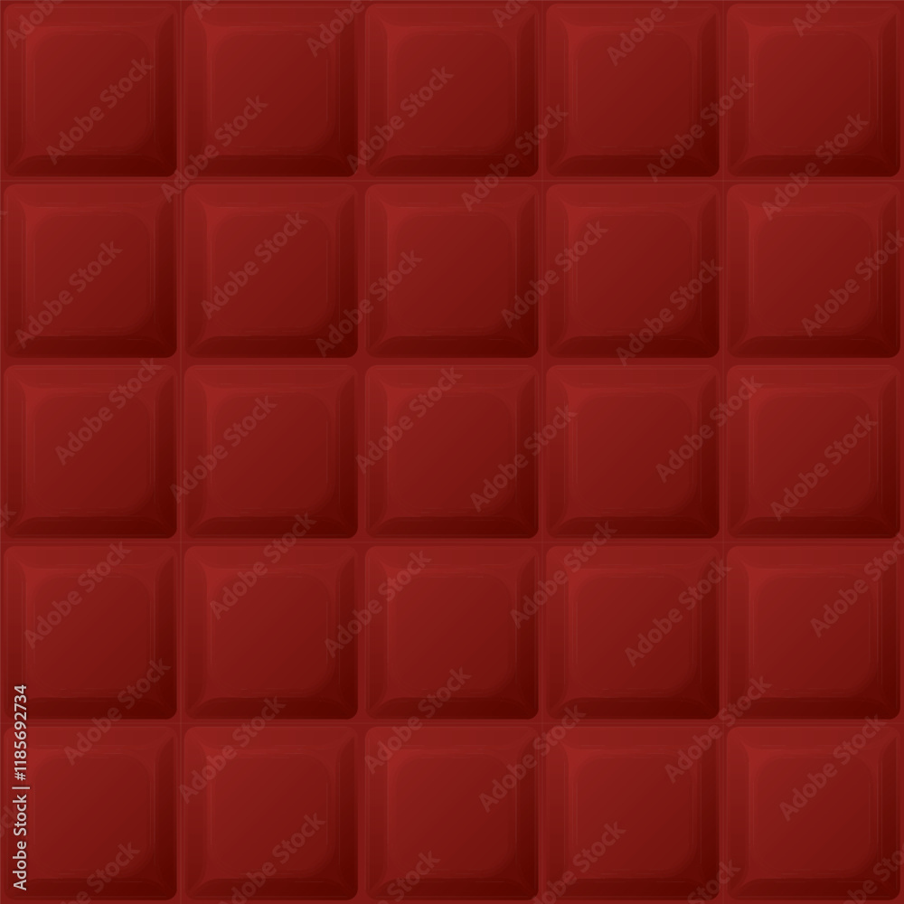 3D square block red color seamless pattern background graphic illustration. 3D square block red color seamless pattern background graphic illustration.