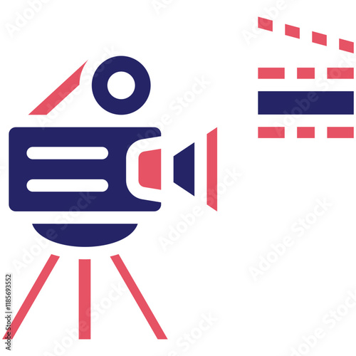Production vector icon illustration of Filmmaking iconset.