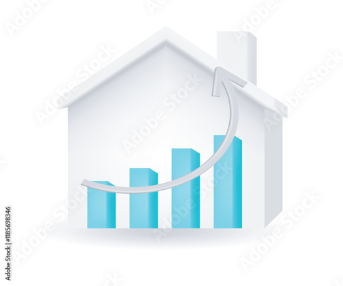 House market analysis data concept