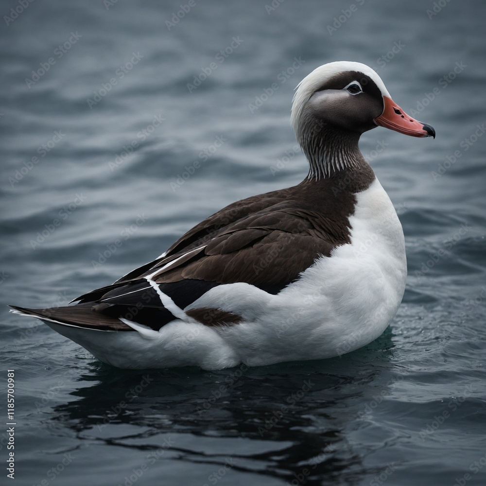 Fototapeta premium Imagine a mythical creature based on the Long-tailed Duck.