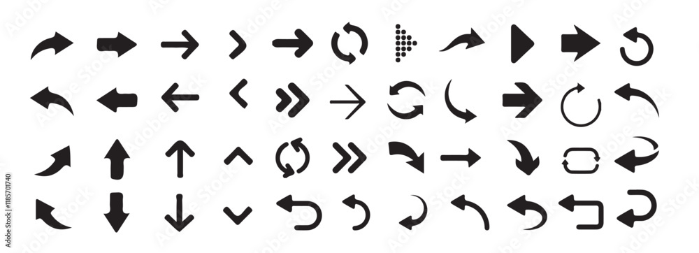 Arrows set. Arrow icon collection. Set different arrows. Collection different arrows sign. Black vector arrows icons – stock vector Arrows set. Arrow icon collection. Set different arrows. Collection different arrows sign. Black vector arrows icons – stock vector