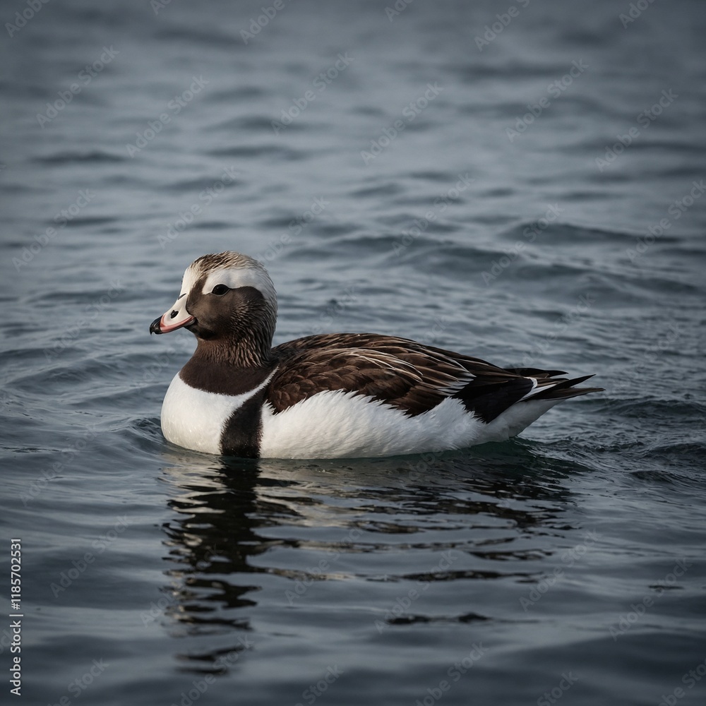 Fototapeta premium Explore the role of Long-tailed Ducks in indigenous myths and legends.