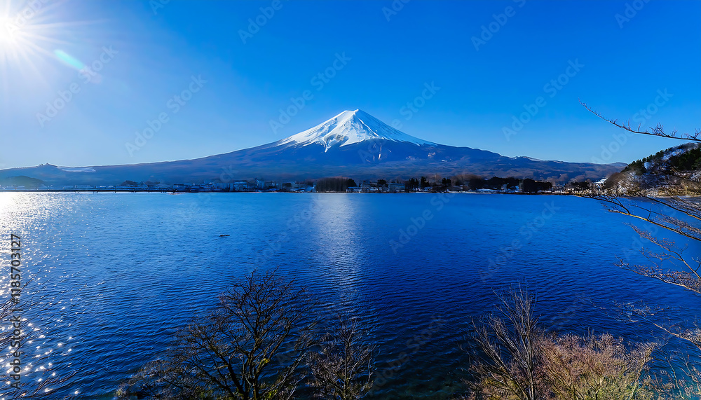 冬の富士山