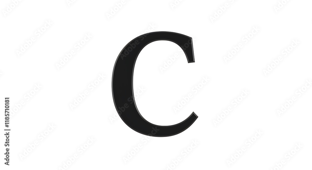 Bold Black Letter C Alphabet Font Typography Initial Bold Black Letter C Alphabet Font Typography Initial