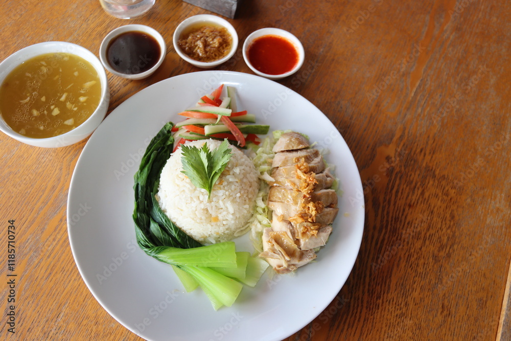 chicken hainan chinese authentic tradisional food chicken hainan chinese authentic tradisional food