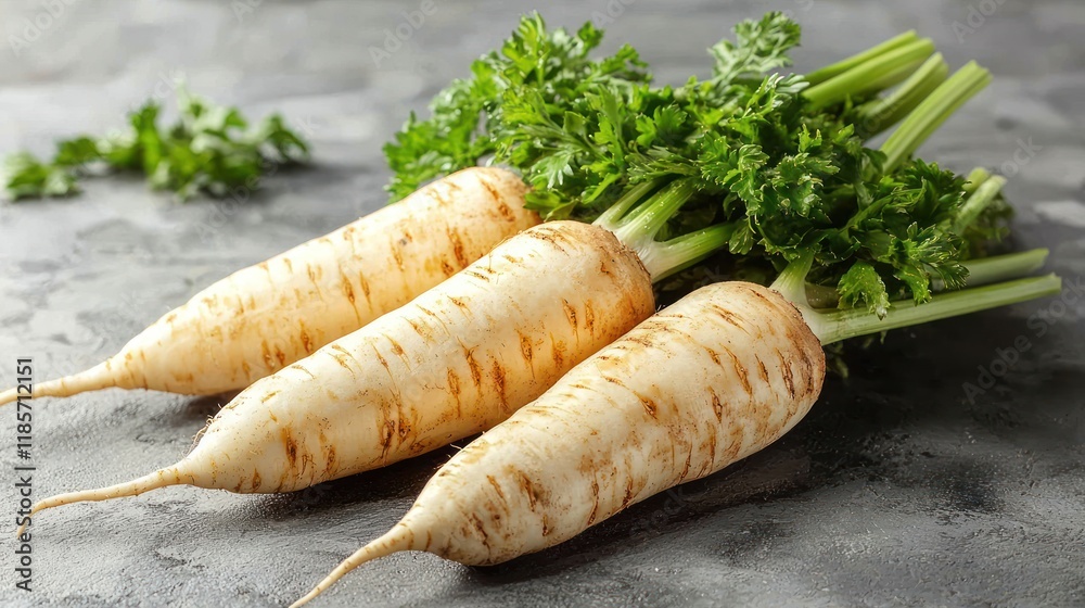 Roasted Parsnips with Parsley Garnish Roasted Parsnips with Parsley Garnish
