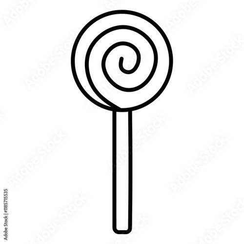 lollipop isolated on white