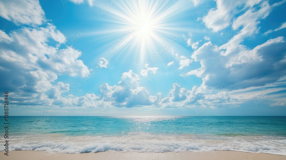 Obraz premium sun , clouds