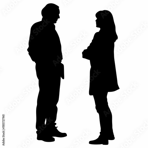 Two people standing next to each other. One of them is holding a bag. The other person is holding a bag as well