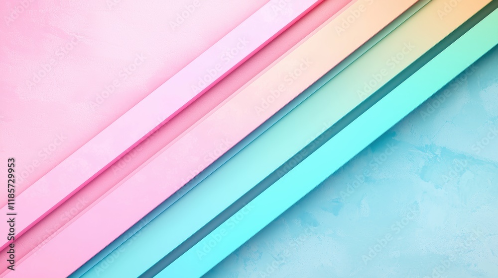 Obraz premium A neon bright gradient blending electric pink, vibrant blue, and glowing green, creating a futuristic and energetic vibe, suitable for music events, gaming, or digital art.