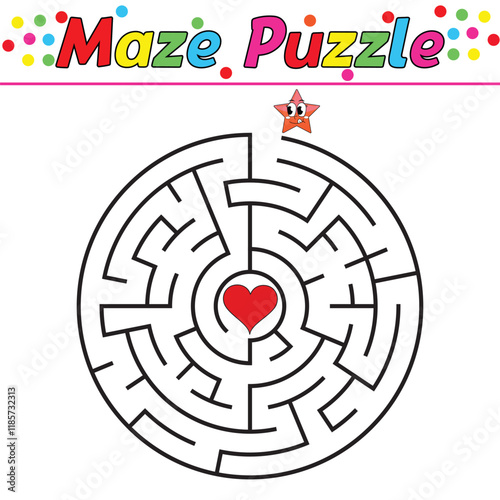 maze puzzle vector