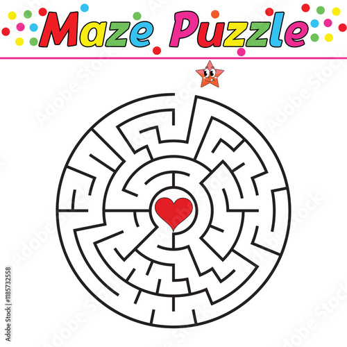 maze puzzle vector