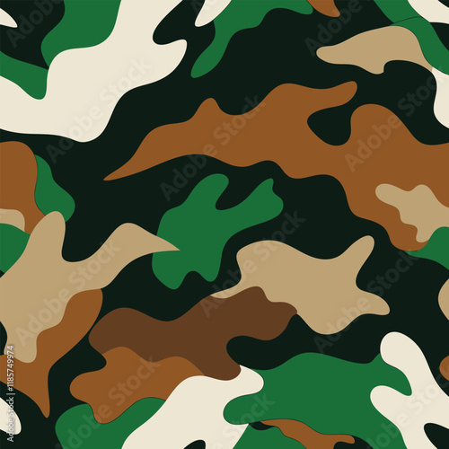 Throw pillows with tactical patterns, jackets Full seamless military camouflage dark texture skin pattern vector for textile. 