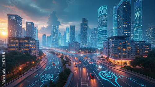 Experience Tomorrow: Modern Connected Cities Illuminating the Future of Innovation and Sustainability