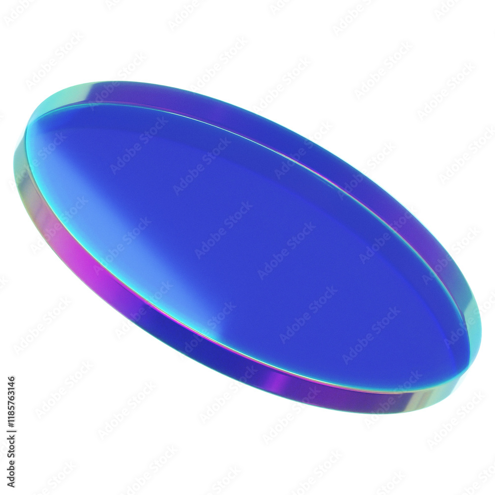 3D Abstract Glass Shape Illustration 3D Abstract Glass Shape Illustration