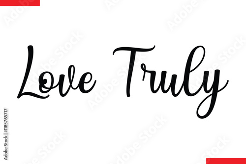 Love Truly spirit quote modiren text typography