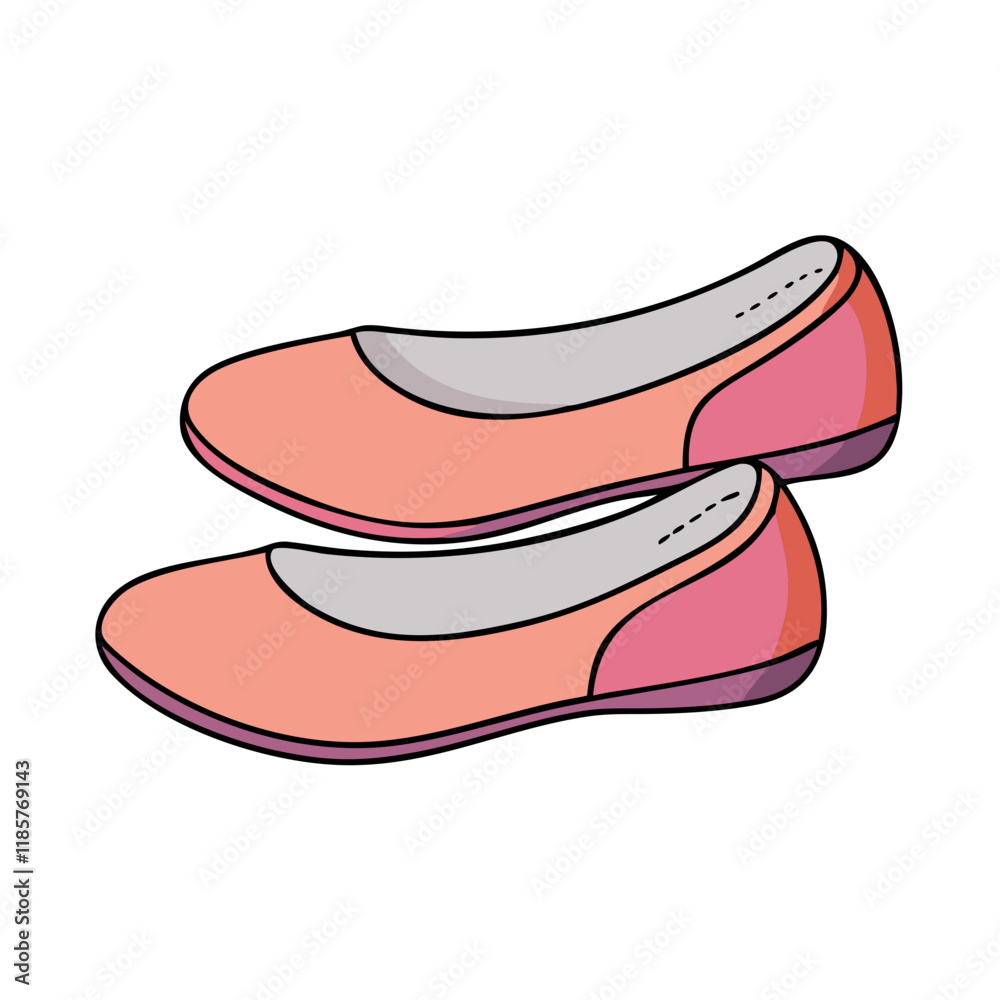 ballet flats vector icon, footwear vector illustration - simple illustration of ballet flats perfect for logos, and footwear-themed designs. ballet flats vector icon, footwear vector illustration - simple illustration of ballet flats perfect for logos, and footwear-themed designs.