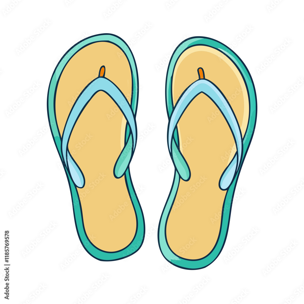 flip flops vector icon, footwear vector illustration - simple illustration of flip flops perfect for logos, and footwear-themed designs. flip flops vector icon, footwear vector illustration - simple illustration of flip flops perfect for logos, and footwear-themed designs.