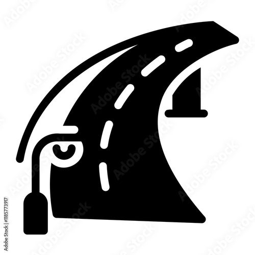 motorway Solid icon