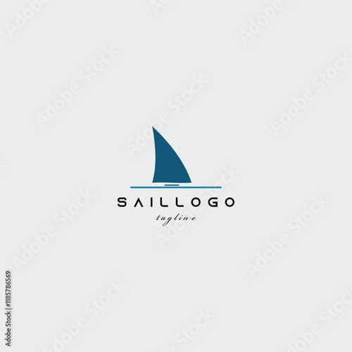 sail logo vector illustration design