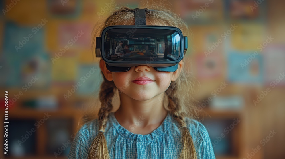 Child Engaged with AR Technology in Learning Environment Child Engaged with AR Technology in Learning Environment