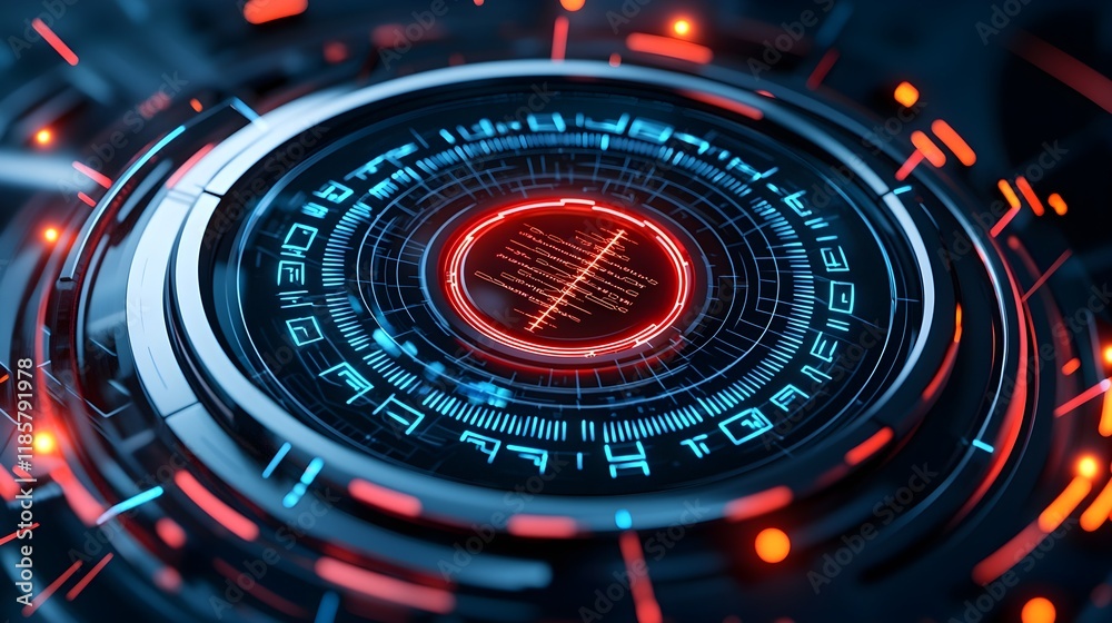 Futuristic Technology HUD Interface Digital Abstract Background Sci Fi Concept Futuristic Technology HUD Interface Digital Abstract Background Sci Fi Concept