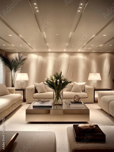 Elegant Modern Living Room ...